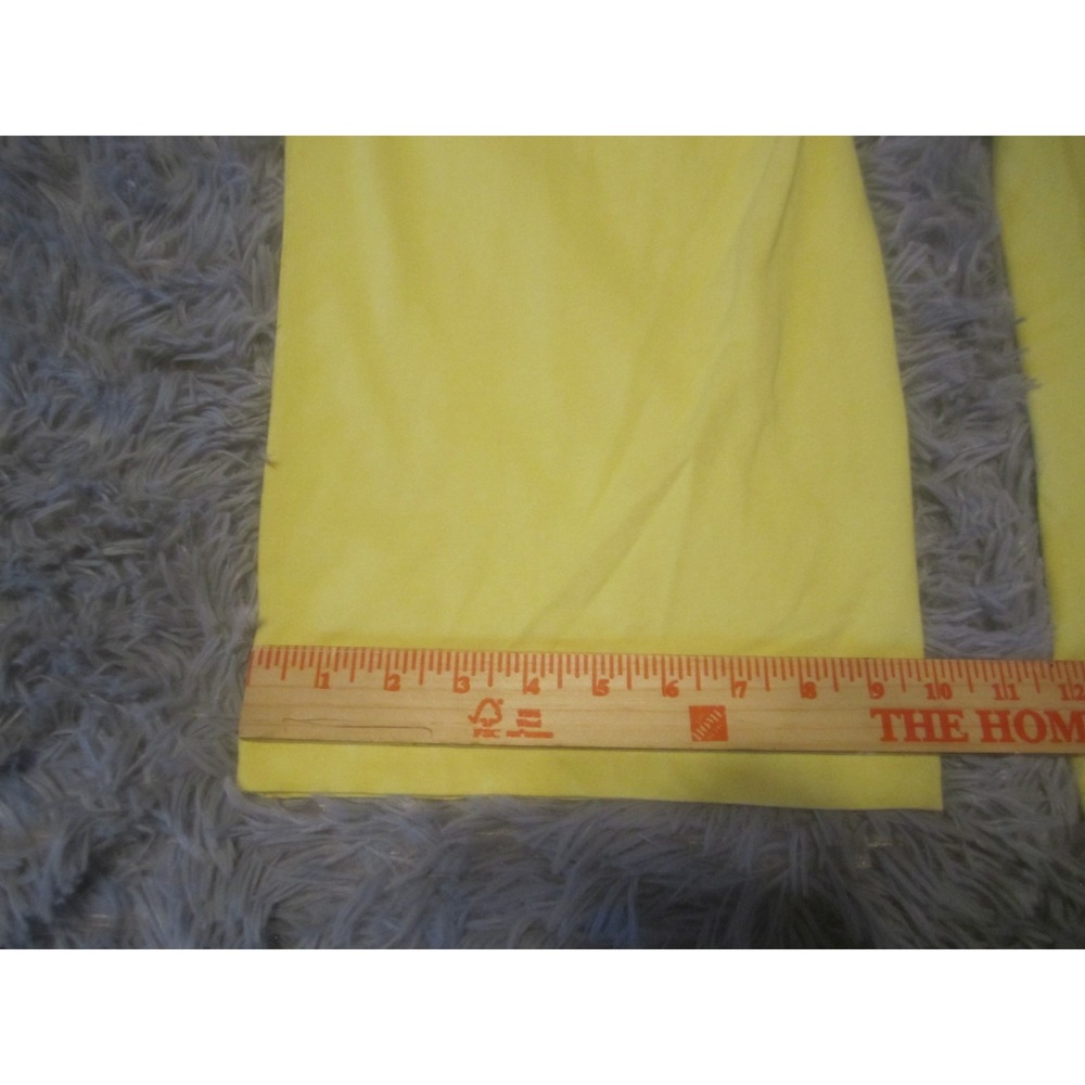 Danskin Pants Womens Large Petite Yellow Straight Leg Loose Fit Stretch - Picture 8 of 8